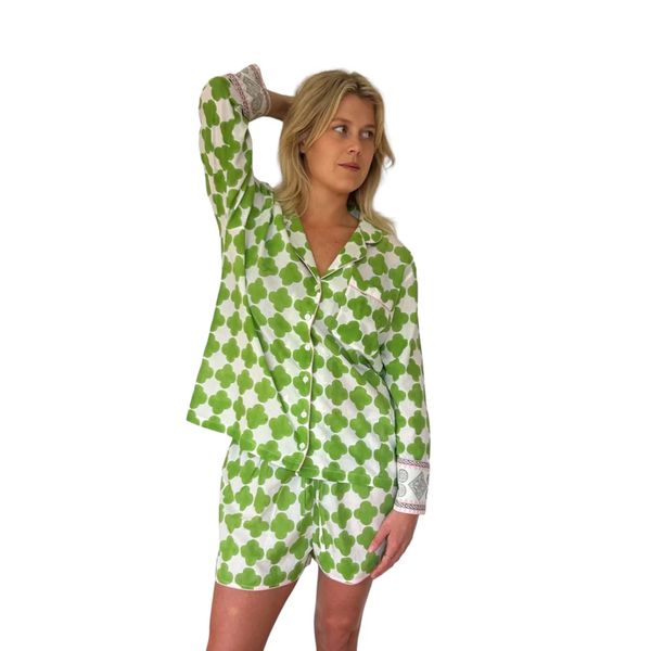 Short Pyjama / Citrine Green