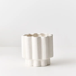 Gustel Pot 14cm / White