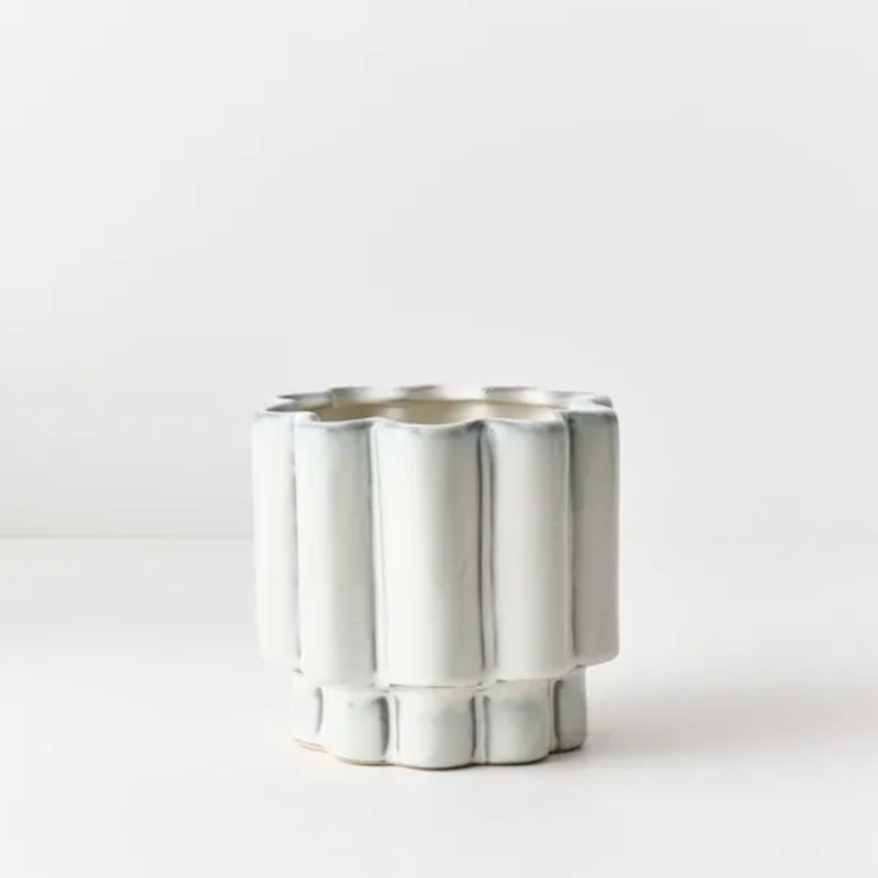 Gustel Pot 14cm / Winter White