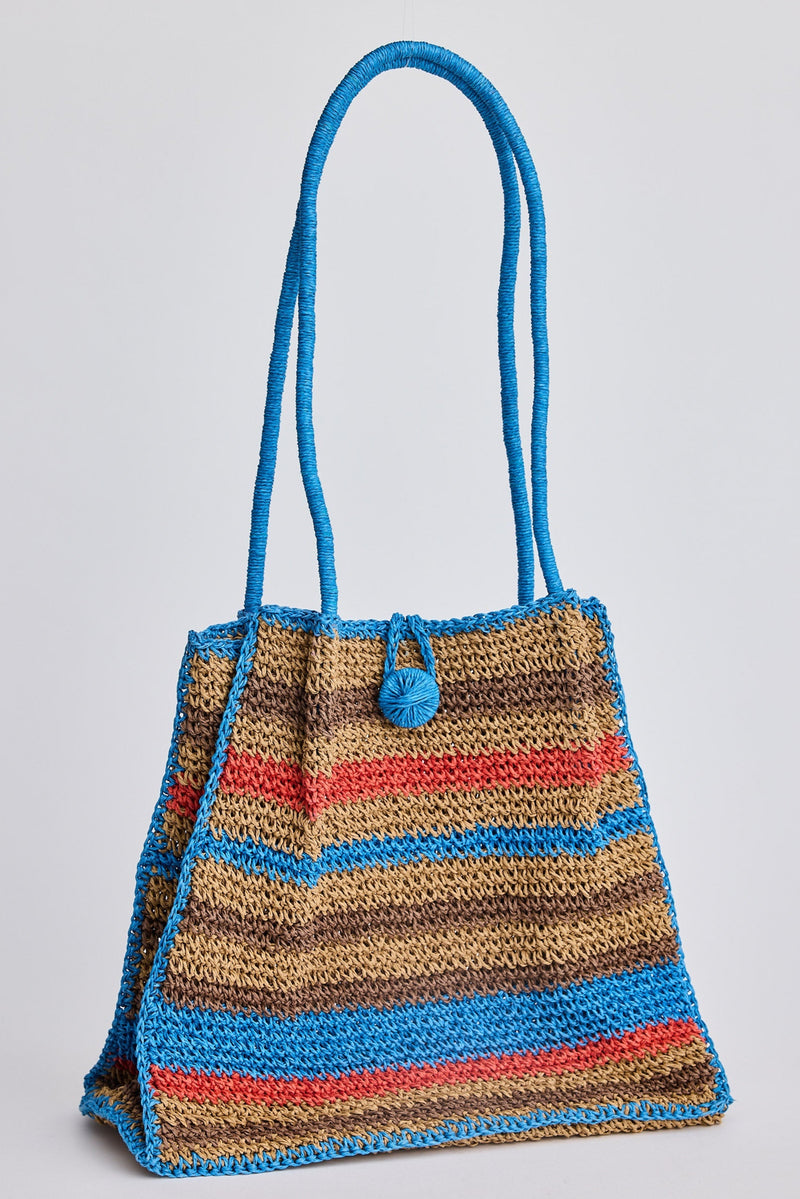 Weekend Tote / Blue Stripe