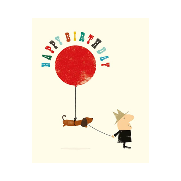 HB Card / Dog + Balloon