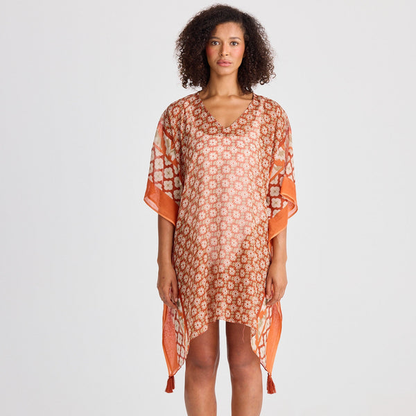 Stella Kaftan / Rust Floral