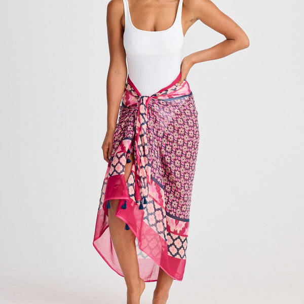 Stella Sarong / Pink Floral