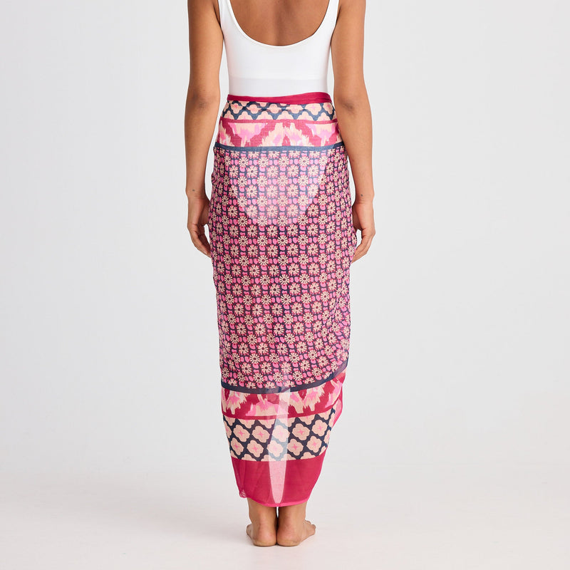 Stella Sarong / Pink Floral