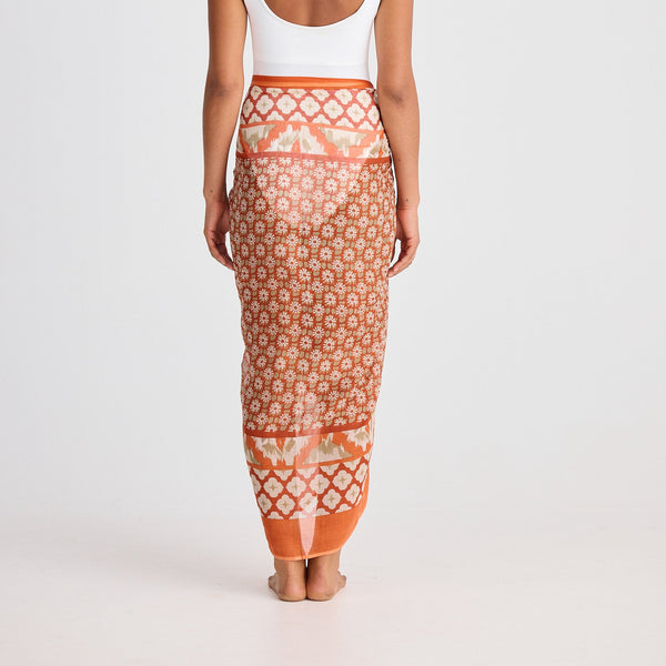 Stella Sarong / Rust Floral