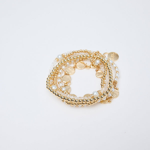 Annie Stack Bracelet / Gold