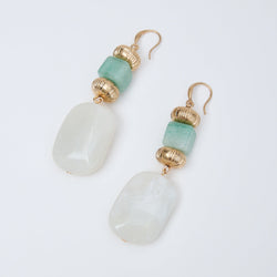 Wallace Earrings / Creme