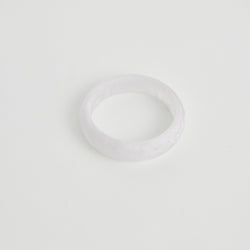 Bower Bangle / White Marble