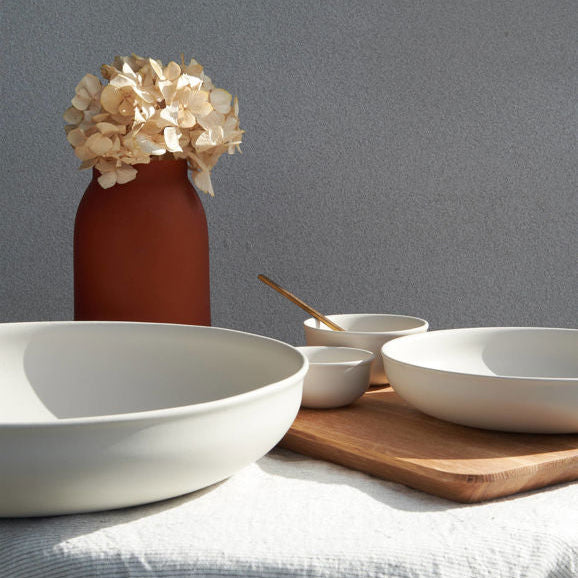 Halo Serving Bowl High Large / Oat