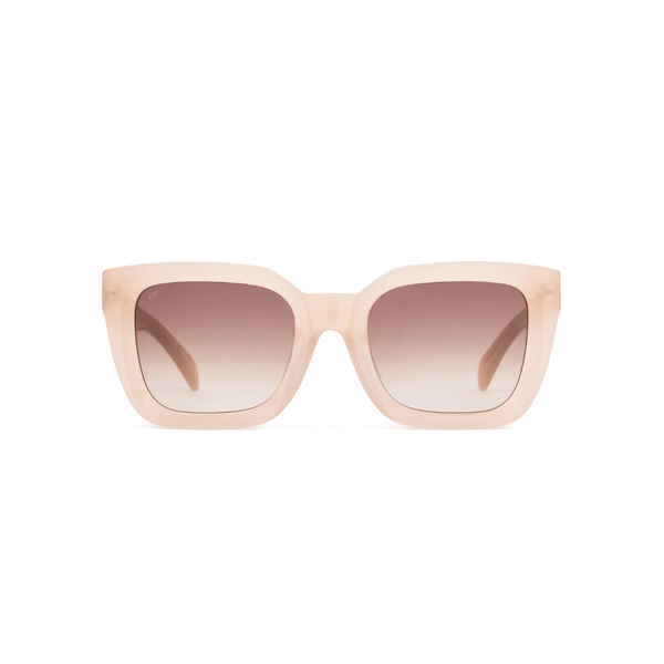 Harlow Sunglasses / Cream + Rosewood Gradient