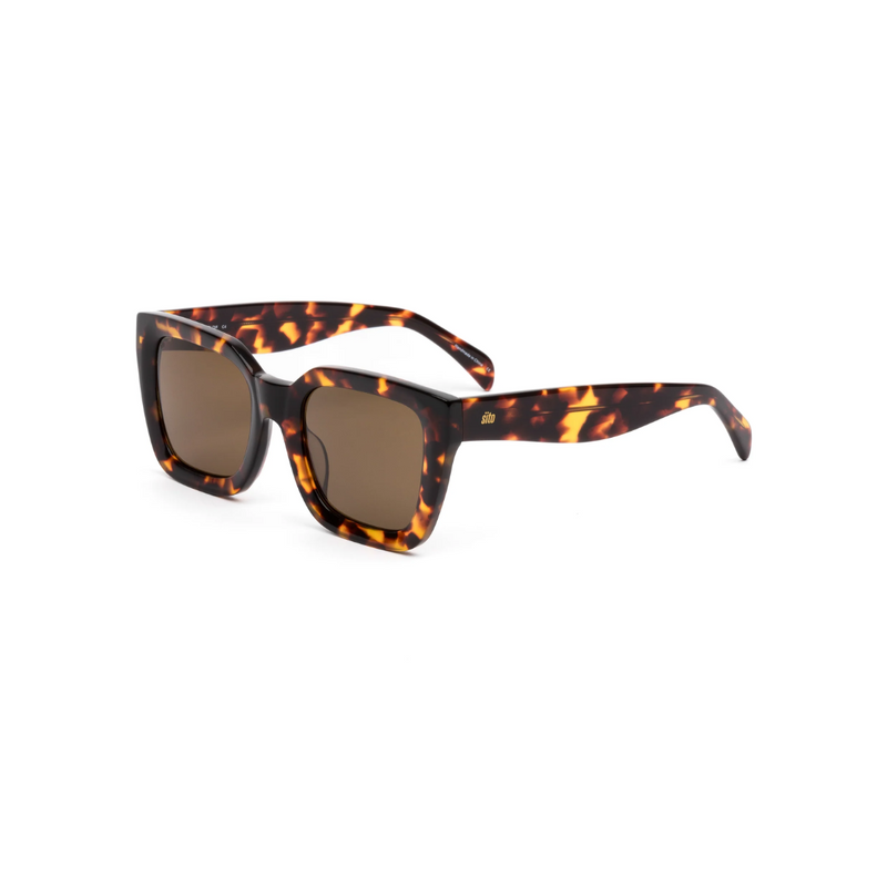 Harlow Sunglasses / Maple Tort + Brown Polarised