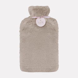 Deluxe Hot Water Bottle / Mocha