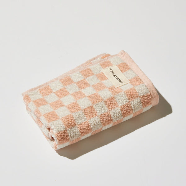Check Hand Towel / Pink