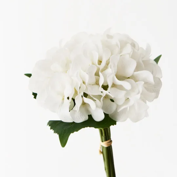 Hydrangea Bouquet 25cm / Winter White