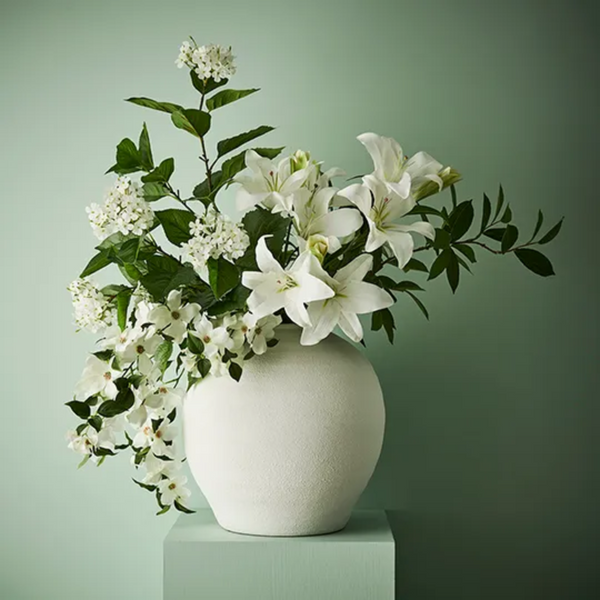 Hydrangea Spray 70cm / White