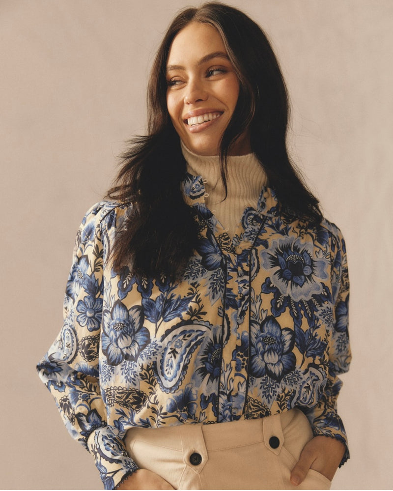 Rosemary Shirt / Astoria Navy