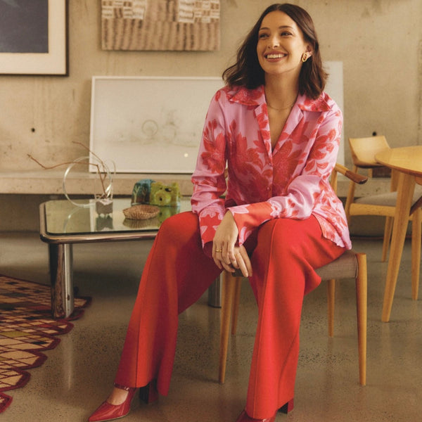 Sabrina Shirt / Tallulah Print Lolly
