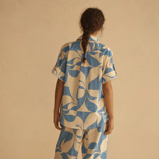 Cuffed Short Sleeve Shirt / Ipanema