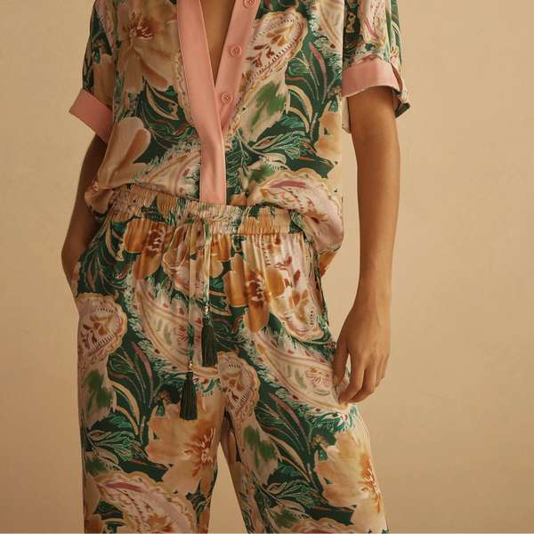 Straight Leg Pant / Ibisco