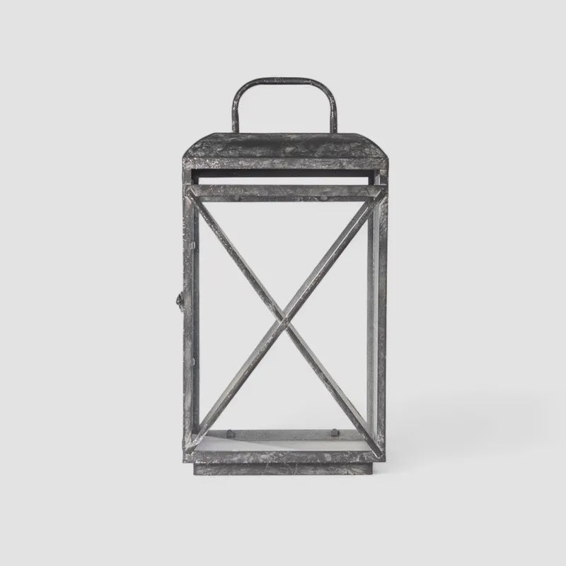 Jardin Lantern Large / Aged Grey