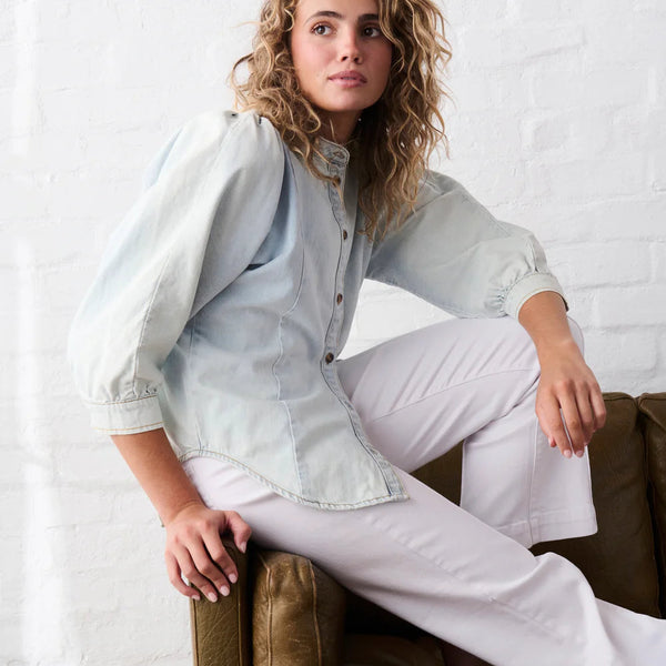 Gabriella Shirt / Sky Blue
