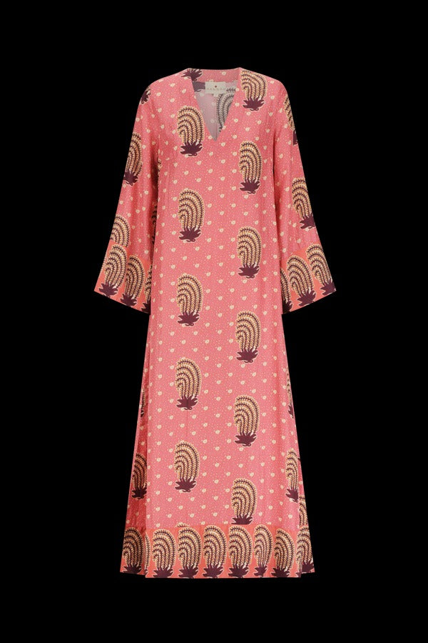 Leandra Dress / Tide Hibiscus