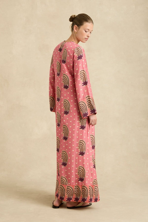 Leandra Dress / Tide Hibiscus