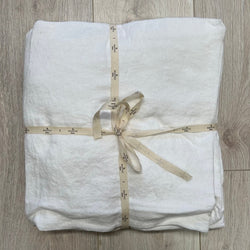 Basics Fitted Sheet King / White