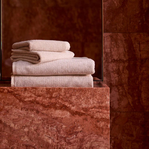 Tweed Bath Mat Large / Nougat