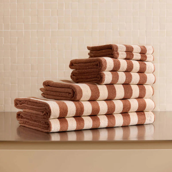 Raye Hand Towel / Terracotta