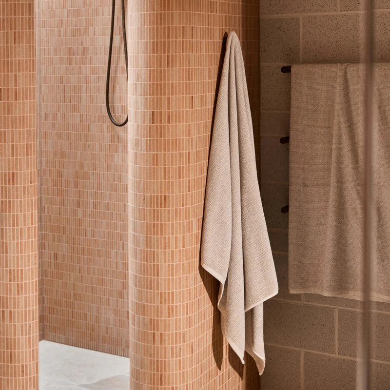 Tweed Bath Towel / Nougat