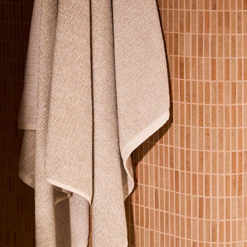 Tweed Bath Towel / Nougat