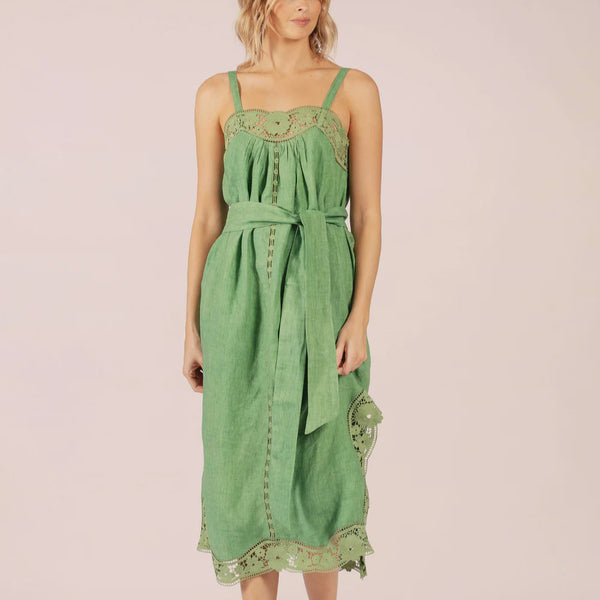 Lido Lace Dress / Emerald Green
