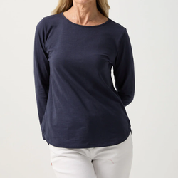 Long Sleeve Classic Tee / Navy