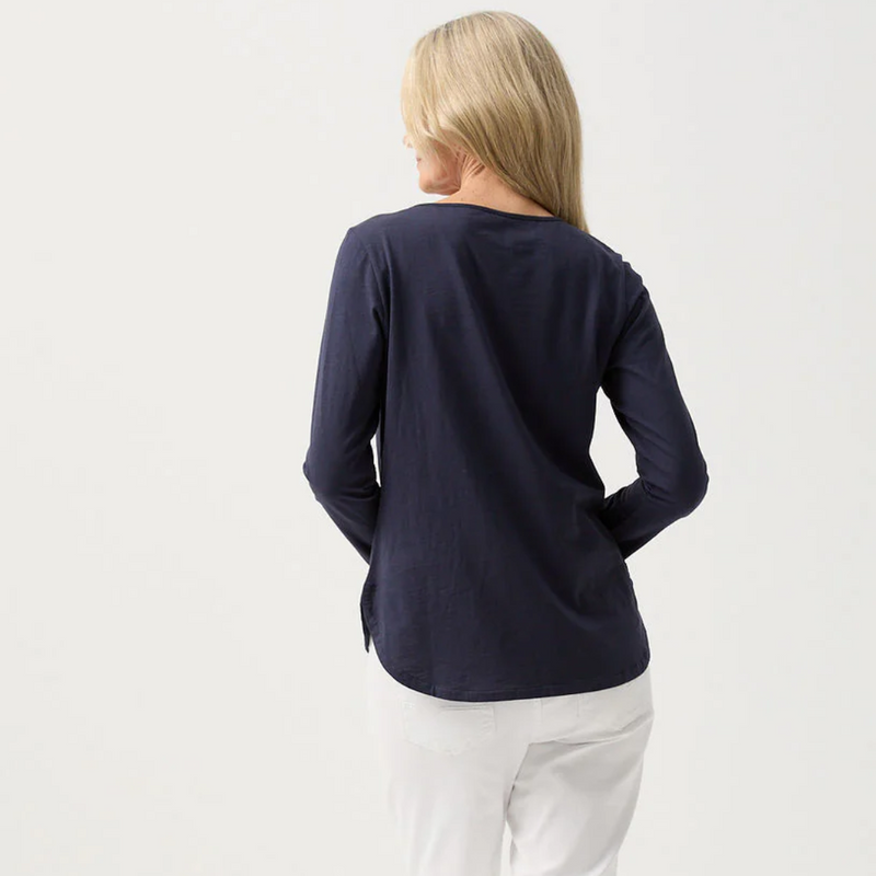 Long Sleeve Classic Tee / Navy