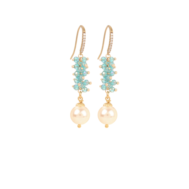 Shine Dormeuse Earrings / Lagon