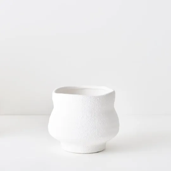 Landon Pot 15cm / White