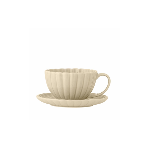 Latina Cup with Saucer / Off White
