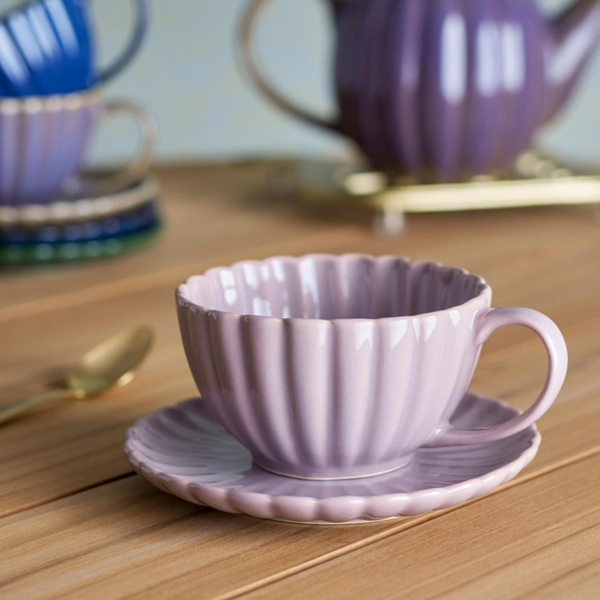 Latina Cup with Saucer / Rose