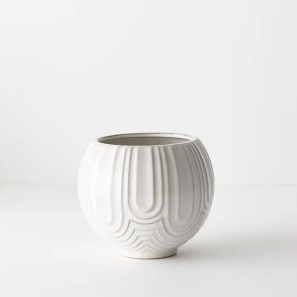 Laurela Pot 15cm / White