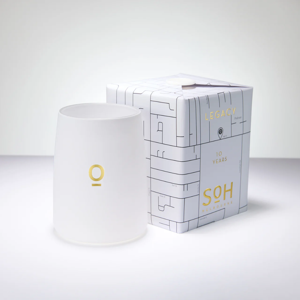 Legacy / White Matte Glass Candle