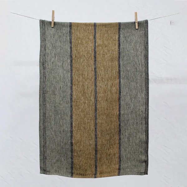 Linen Tea Towel Rimini / Khaki