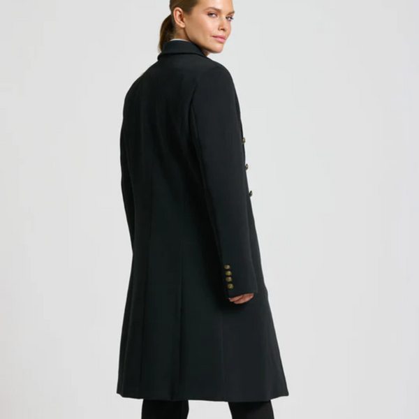 The Louise Long Line Coat / Black