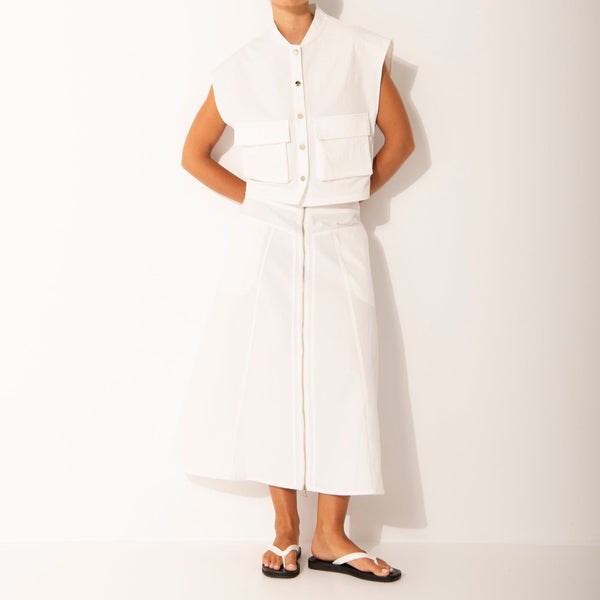 Corfu Vest / White