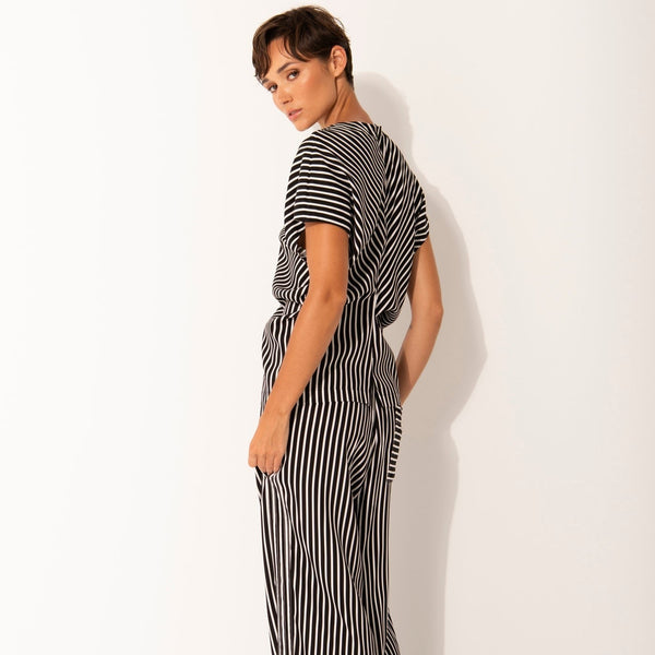 Elba Top / Black + White
