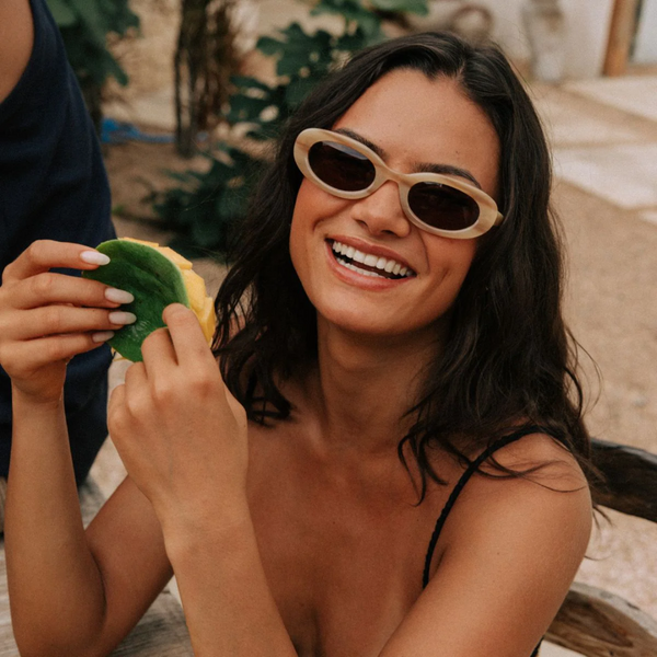 Lourdes Sunglasses / Havana Lotus / Coffee