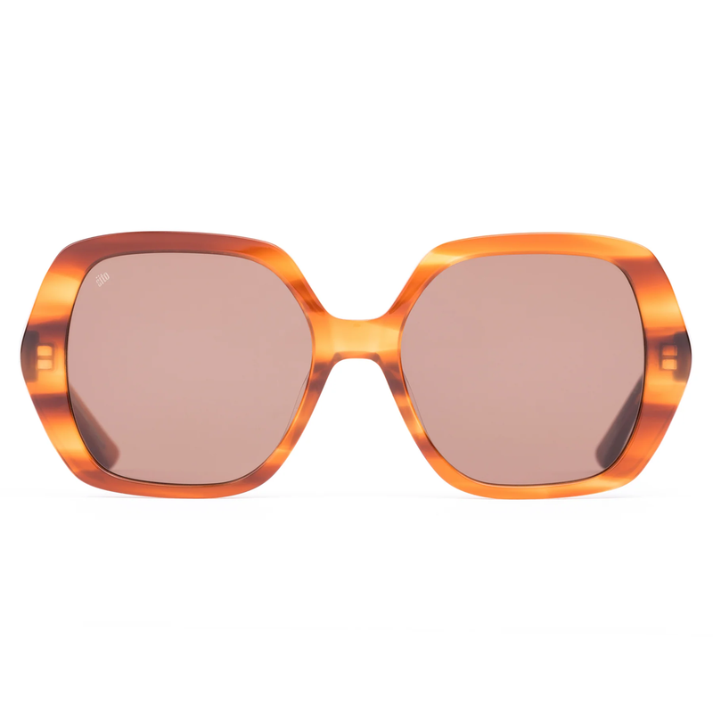 Lucca Sunglasses / Tangelo + Coffee