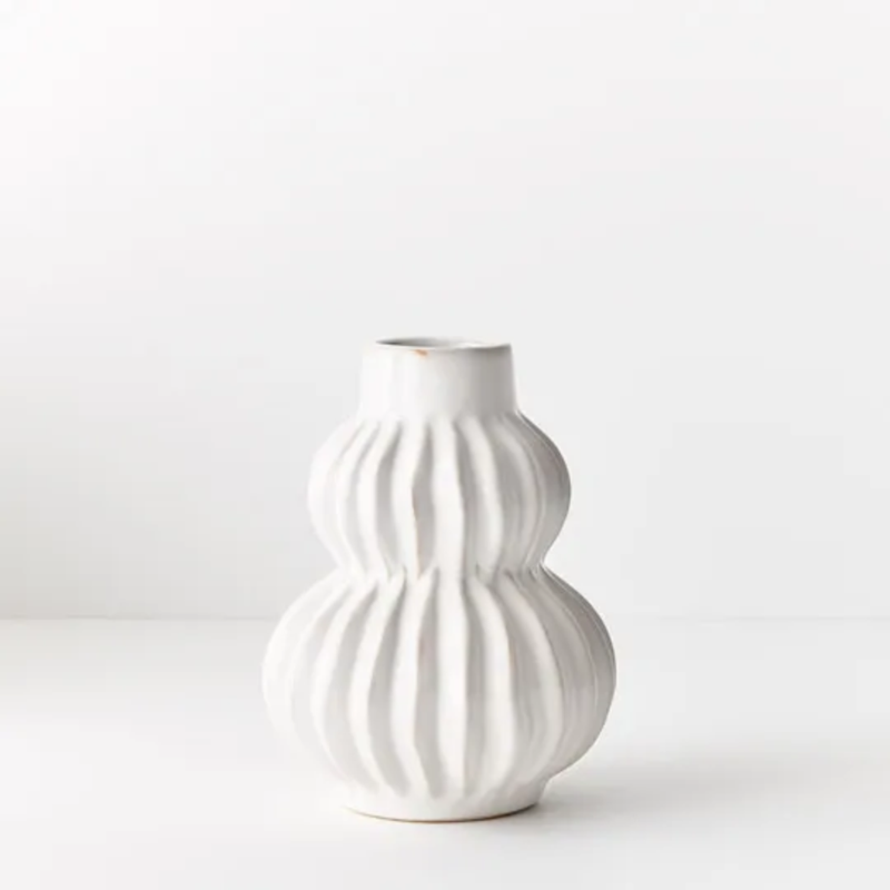 Lulu Vase 18cm / White