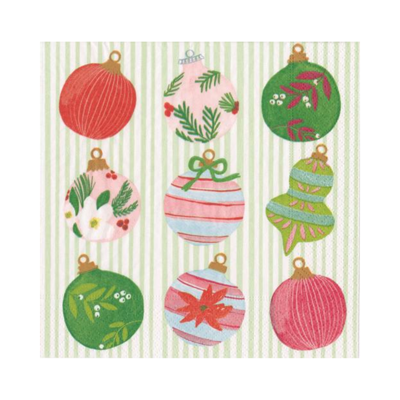 Lunch Napkins / Painted Ornaments