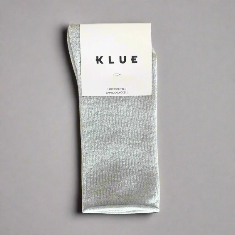 Glitter Lurex Socks / White